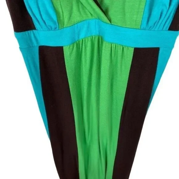 Beautiful XOXO bright color maxi dress- size S - Picture 4 of 9